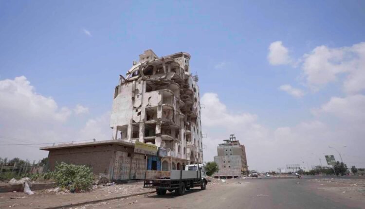 Destroyed Building by war in Yemen [Wide] [4]