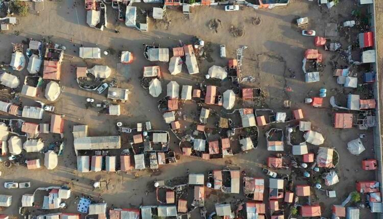 Drone Shot for Displacement Camp