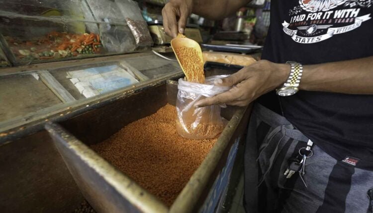Beans store in Yemen