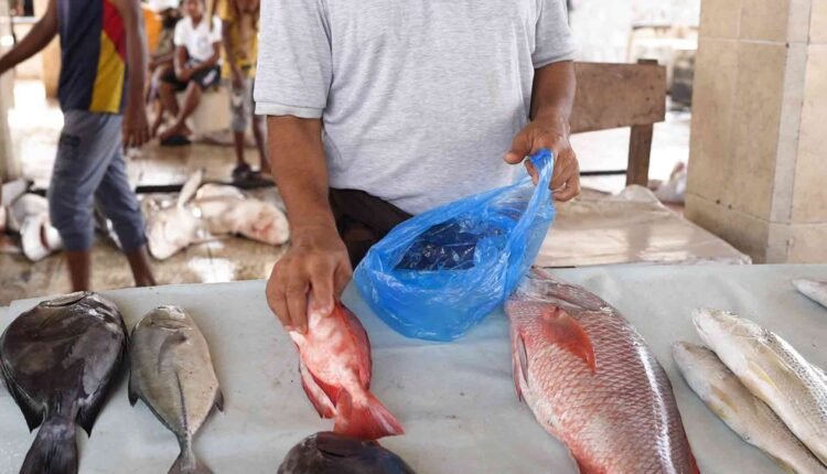 Selling Fish at Fish market