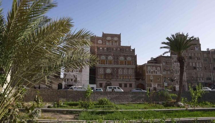 Wide View of Old Historic Houses