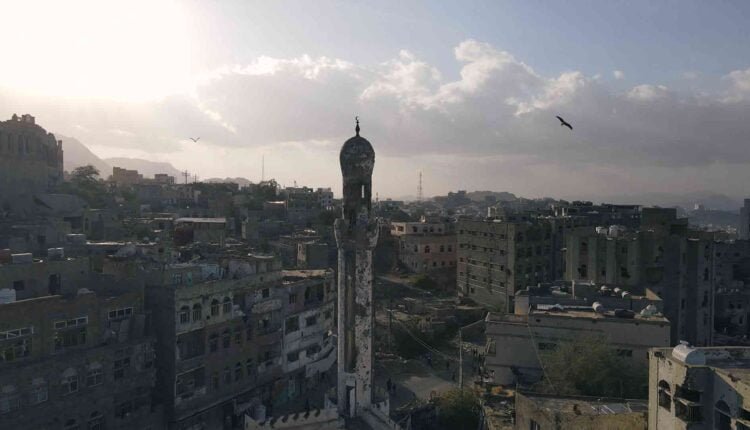 catastrophic damage in a civilian zone