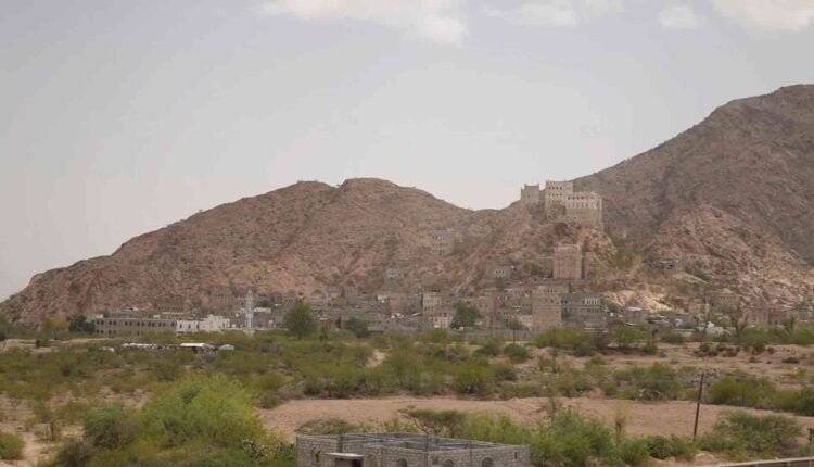 Mountains view in Abyan