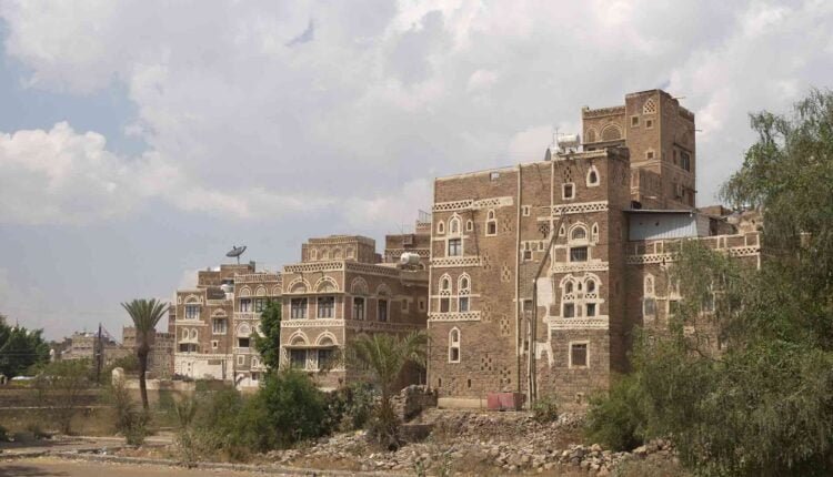 Wide View of Old Historic Houses [7]