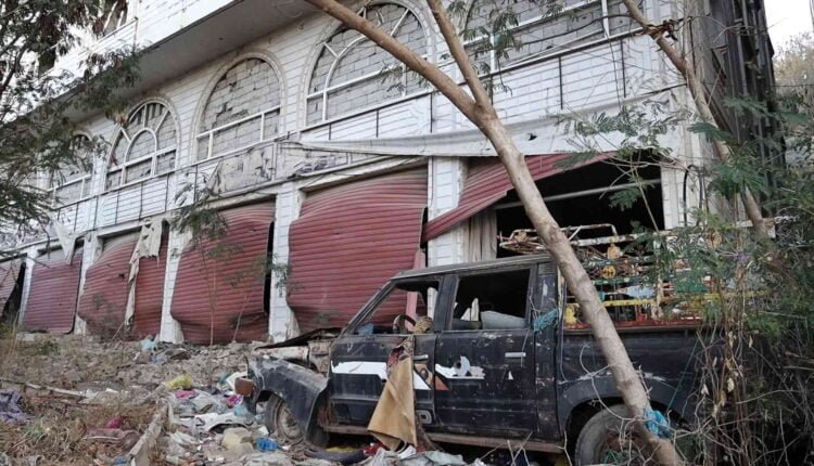 Damaged by Heavy Bombing