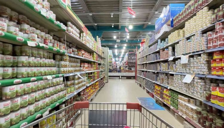 Walking Inside a Large Market