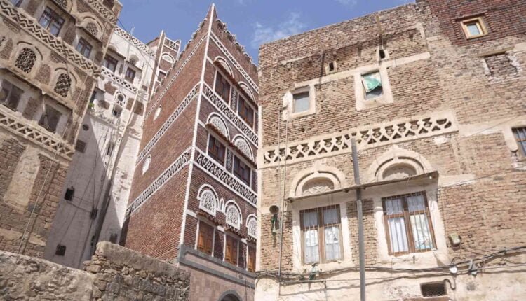 Wide View of Old Historic Houses