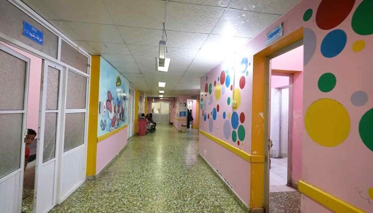 Walking inside malnutrition section [2]