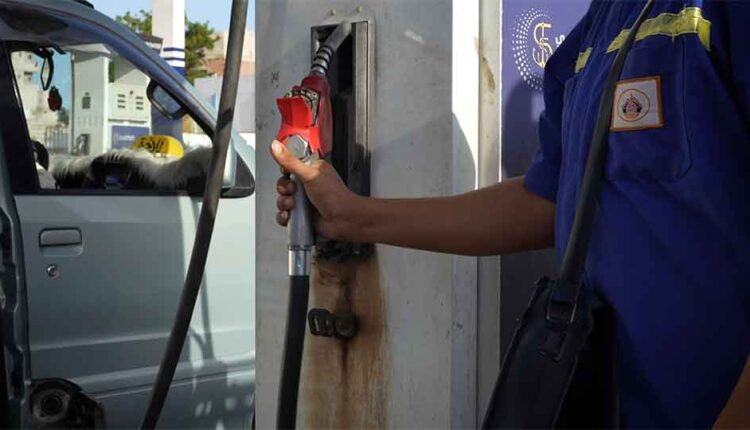 Fuel dispenser machine is operating [2]