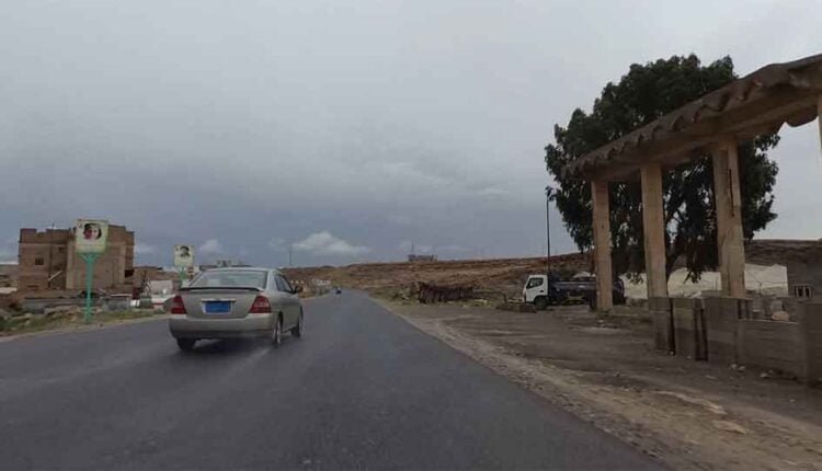 Heading to Sa'ada while raining