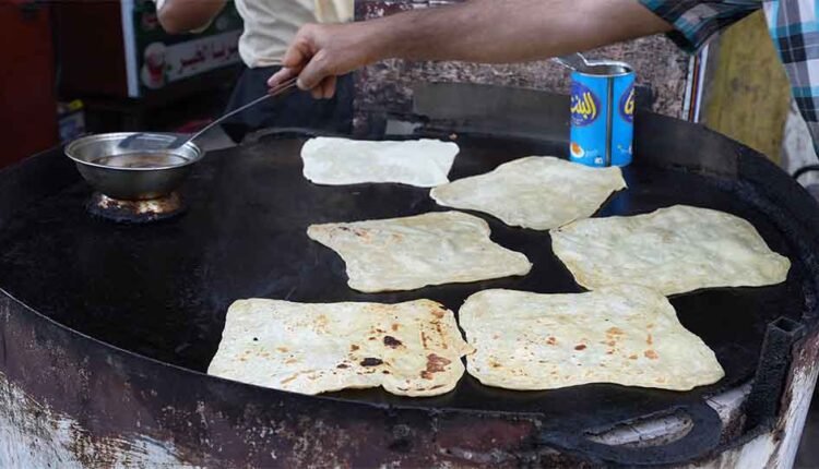 Making bread at street [2]