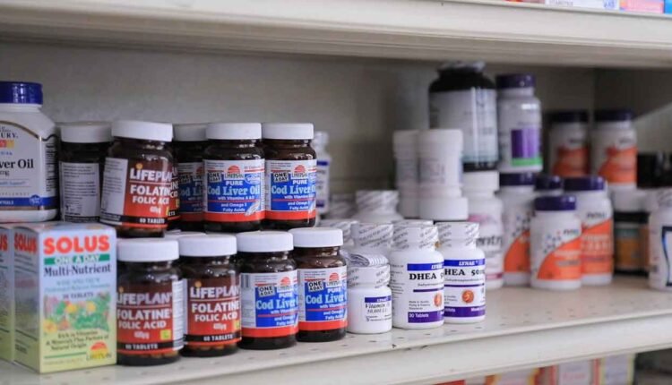 Sorted medicine inside pharmacy [2]