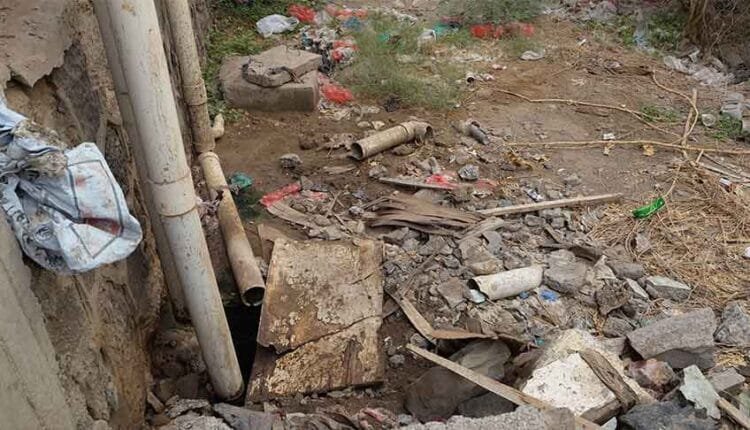 Sewage network spill and dirt [1]