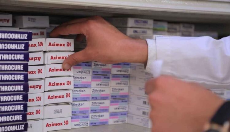 Picking up a medicine