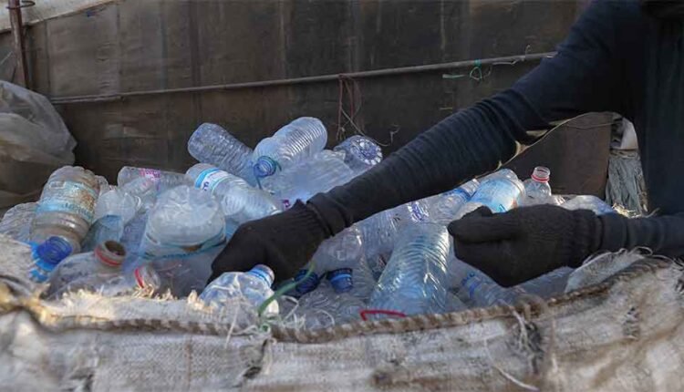 Removal process for plastic bottles covers