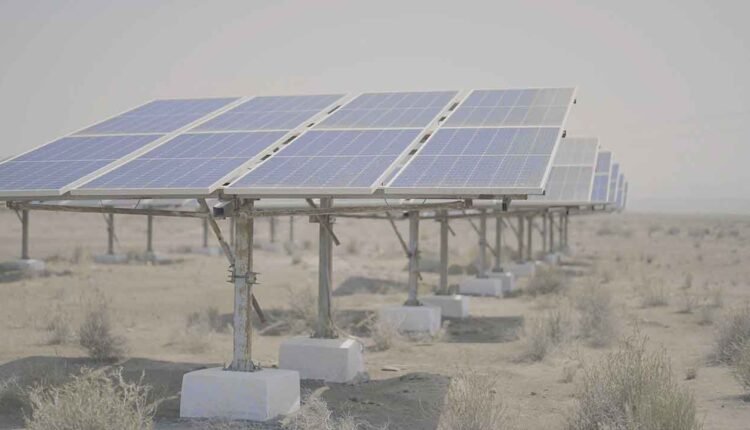 Power crisis : Solar panels system